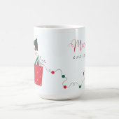 Mug Funny Meowy Noël Chat Wraparound (Centre)
