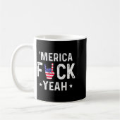Mug Funny Merica For Yeah 4th Of July  (Gauche)