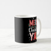 Mug Funny Merry Christmas Y All Party Santa Xmas Light (Devant droit)