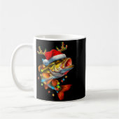 Mug Funny Merry Fishmas B Fish Fishing Christmas Xmas  (Gauche)