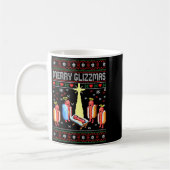 Mug Funny Merry Glizzmas Hot Dogs Family Gro Ugly Chri (Gauche)