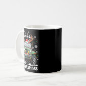 Mug Funny Merry Jeepmas Ugly Light Reindeer Christmas (Devant gauche)