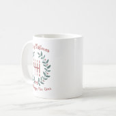 Mug Funny Merry Shiftmas And A Happy New Quote Mechani (Devant gauche)