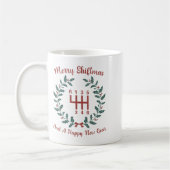 Mug Funny Merry Shiftmas And A Happy New Quote Mechani (Gauche)