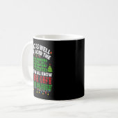 Mug Funny Might As Well Sleep Under Tree Christmas Fam (Devant gauche)