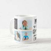 Mug Funny Mimi Grandchildren Names & Photo Collage (Devant gauche)