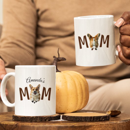 Mug Funny moderne mignon chiot Corgi maman chien