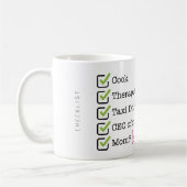 Mug Funny Mom Checklist (Gauche)