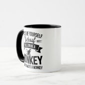 Mug Funny Monkey Meme (Devant gauche)