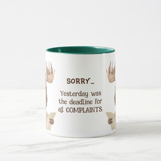 Mug Funny Moose Plainte (Centre)