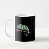 Mug Funny Morning Person Coffee Lover Chameleon  (Gauche)