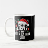 Mug Funny Most Likely To Christmas Family Pajama Match (Gauche)
