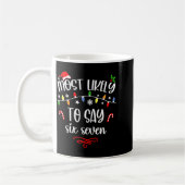 Mug Funny Most Likely To Say Six Seven 67 Meme Christm (Gauche)