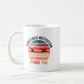 Mug Funny Motivation Shark Quote, Sometimes Motivation (Gauche)