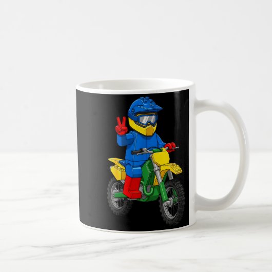 Mug Funny Motorbike Builder Boys Block Building Toys D (Droite)