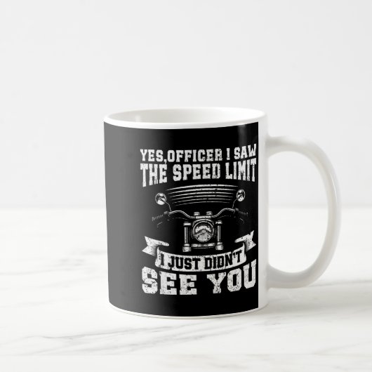 Mug Funny Motorcycle Lover Graphic Women Men Motorbike (Droite)
