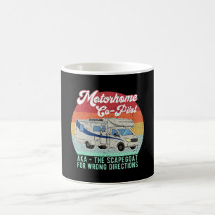 Mug Funny Motorhome Co Pilot, bouc émissaire