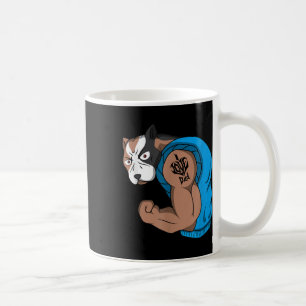 Mug Funny Muscular Pit Bull Chien I Love Papa Tattoo L