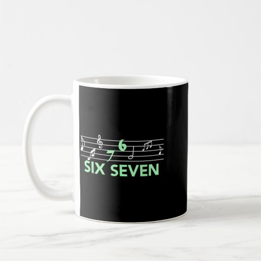 Mug Funny Musical 67 Music Meme Slang Six Seven Music (Gauche)