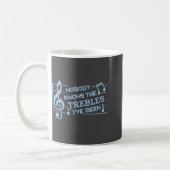 Mug Funny Musicians Treble Joke Pun Music Teachers 2  (Gauche)
