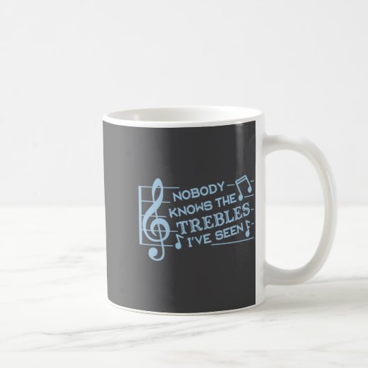 Mug Funny Musicians Treble Joke Pun Music Teachers 2  (Droite)