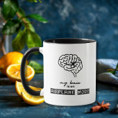 Mug Funny My Brain is on Airplane Mode Coworker Gift