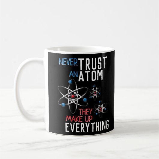 Mug Funny Ne jamais faire confiance à un étudiant en p (Gauche)