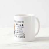 Mug Funny Neice Anniversaire Meilleur Cadeau (Devant droit)