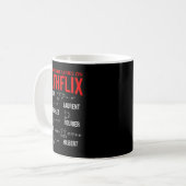 Mug Funny Nerdy Your Favorite Series On Mathflix Math (Devant gauche)