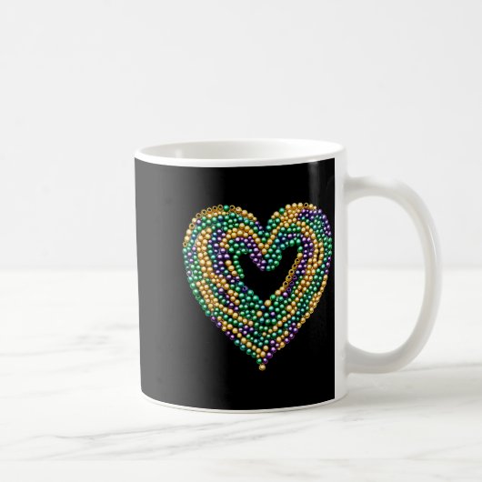 Mug Funny New Orleans Beads Heart We Stand Nola Strong (Droite)