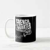 Mug Funny New Orleans Mardi Gras Jazz Saxophone (Gauche)