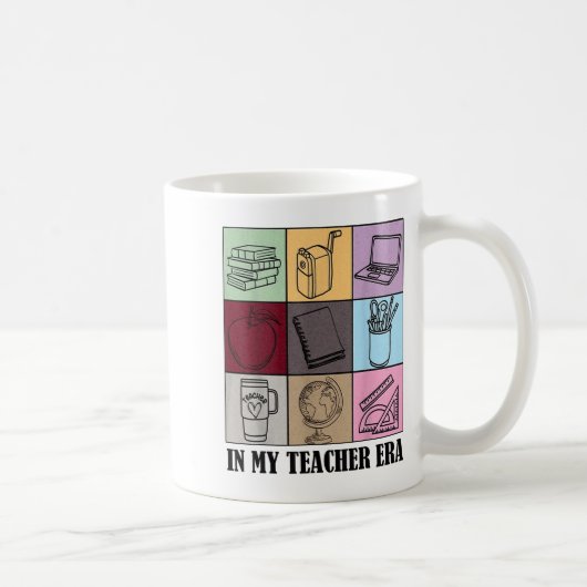 Mug Funny New Teacher Quote In My Teacher Era Cool Tea (Droite)