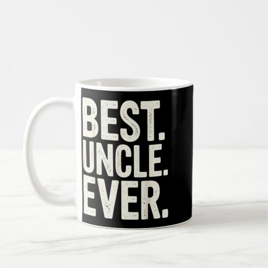 Mug Funny New Uncle Art For Uncle Men From Nephew Niec (Gauche)