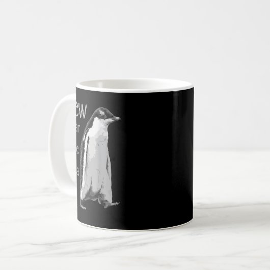 Mug Funny New Year Same Baka Life Penguin Joke  (Devant gauche)