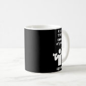 Mug Funny New Years Resolution Workout Gym Time Exerci (Devant droit)