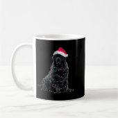 Mug Funny Newfoundland Christmas Graphic Dog Lights Lo (Gauche)