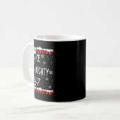 Mug Funny Nice Naughty 67 Christmas Brain Rot Six Seve (Devant gauche)