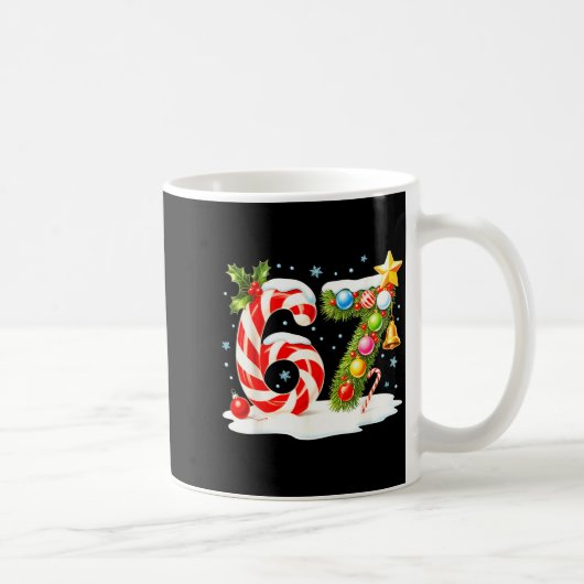 Mug Funny Nice Naughty 6 7 Christmas 67 Meme Xmas Boys (Droite)