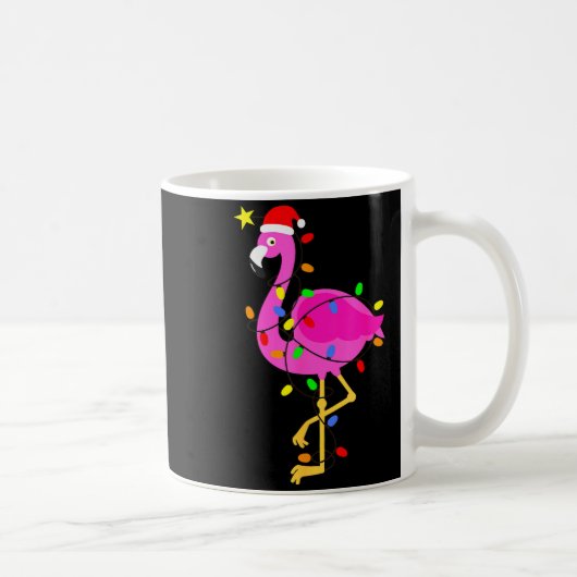 Mug Funny Nk Flamingo In Santa Hat Christmas In July M (Droite)