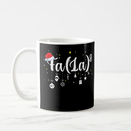 Mug Funny Noël 2021 Fa La 8 Maîtrise Enseignant Noël S (Gauche)