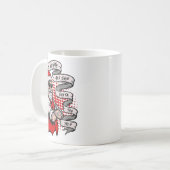 Mug Funny Noël Festive Be Naughty Père Noël Holiday (Devant gauche)