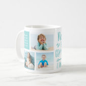 Mug Funny Nonna Grandchildren Names & Photo Collage (Devant gauche)