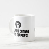Mug Funny Nouveau papa (Devant gauche)
