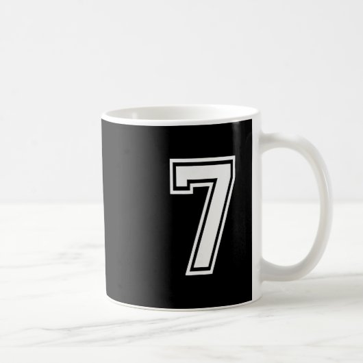 Mug Funny Number 7 67 Meme Costume Matching Group Hall (Droite)