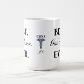 Mug Funny Nurse Anesthetist Gas Passer personnalisable (Centre)