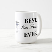 Mug Funny Nurse Anesthetist Gas Passer personnalisable (Devant droit)