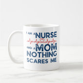 Mug Funny Nurse Mother je suis une infirmière et une m (Gauche)
