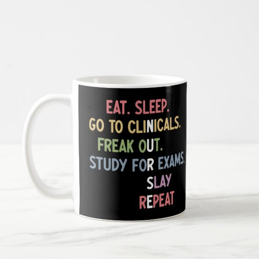 Mug Funny Nurse School Student Future Nurse Cadfts (Gauche)