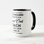 Mug Funny Occupation/Profession Super Coach (Devant droit)