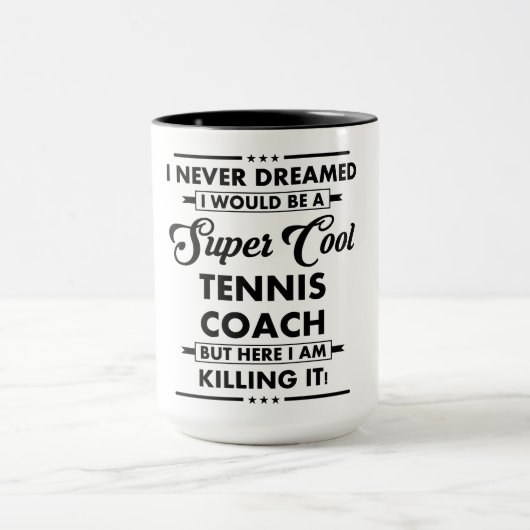 Mug Funny Occupation/Profession Super Cool Coach (Centre)